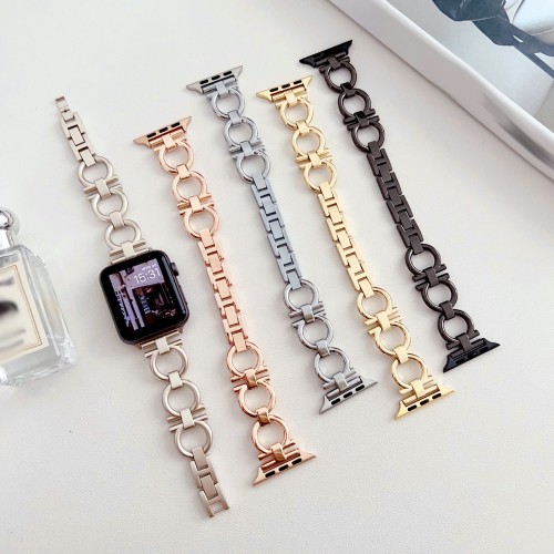 Donut Chain Metal Watch Band for Apple Watch（JSB-785）